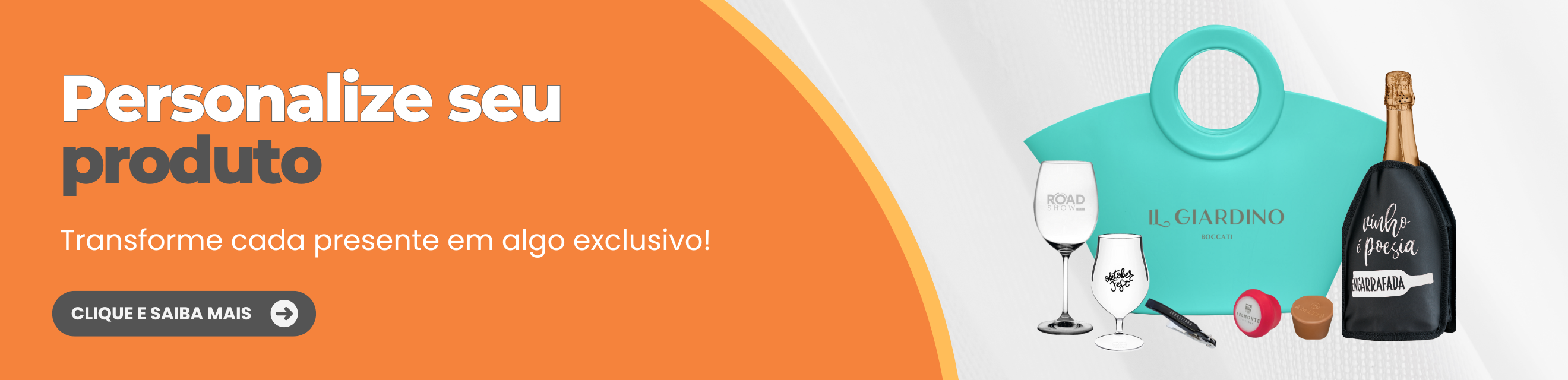 Personalize seus produtos
